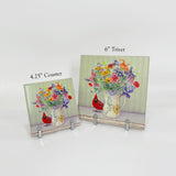 The Brightest Bouquet Art Tile