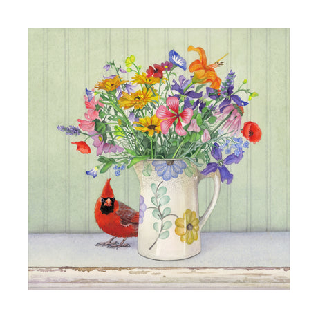 The Brightest Bouquet - Wood Mounted Art Print
