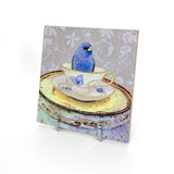 Bunting in a Cup Art Tile