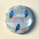 Bunting on Bunting - Art Magnet