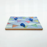 Bunting on Bunting Art Tile