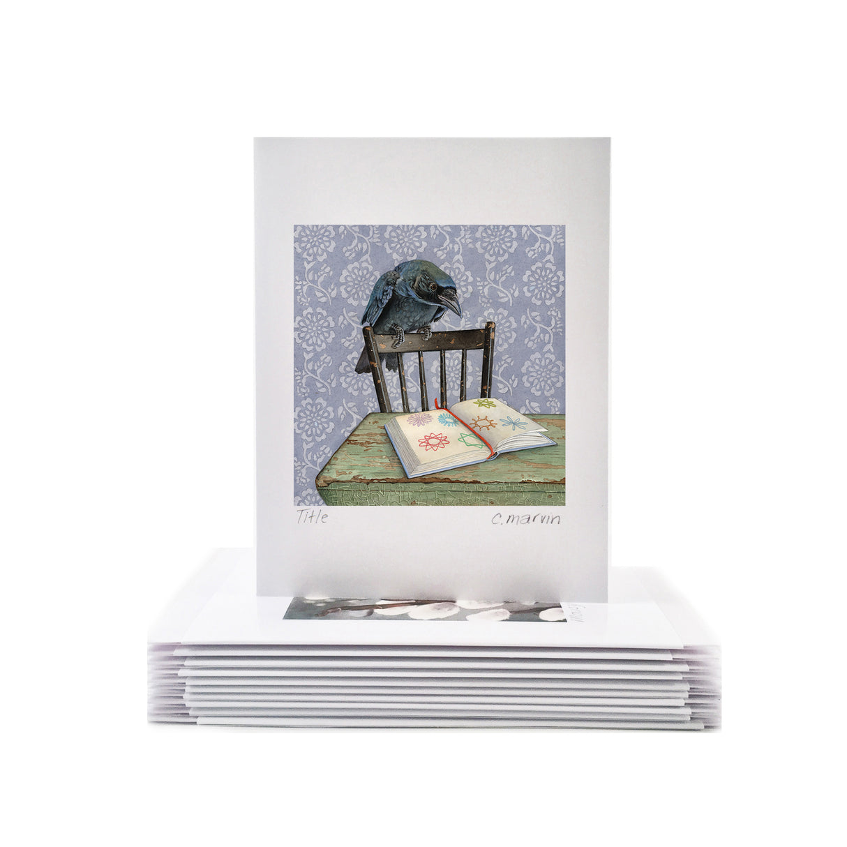 Crow Makes Predictions - Wholesale Art Cards