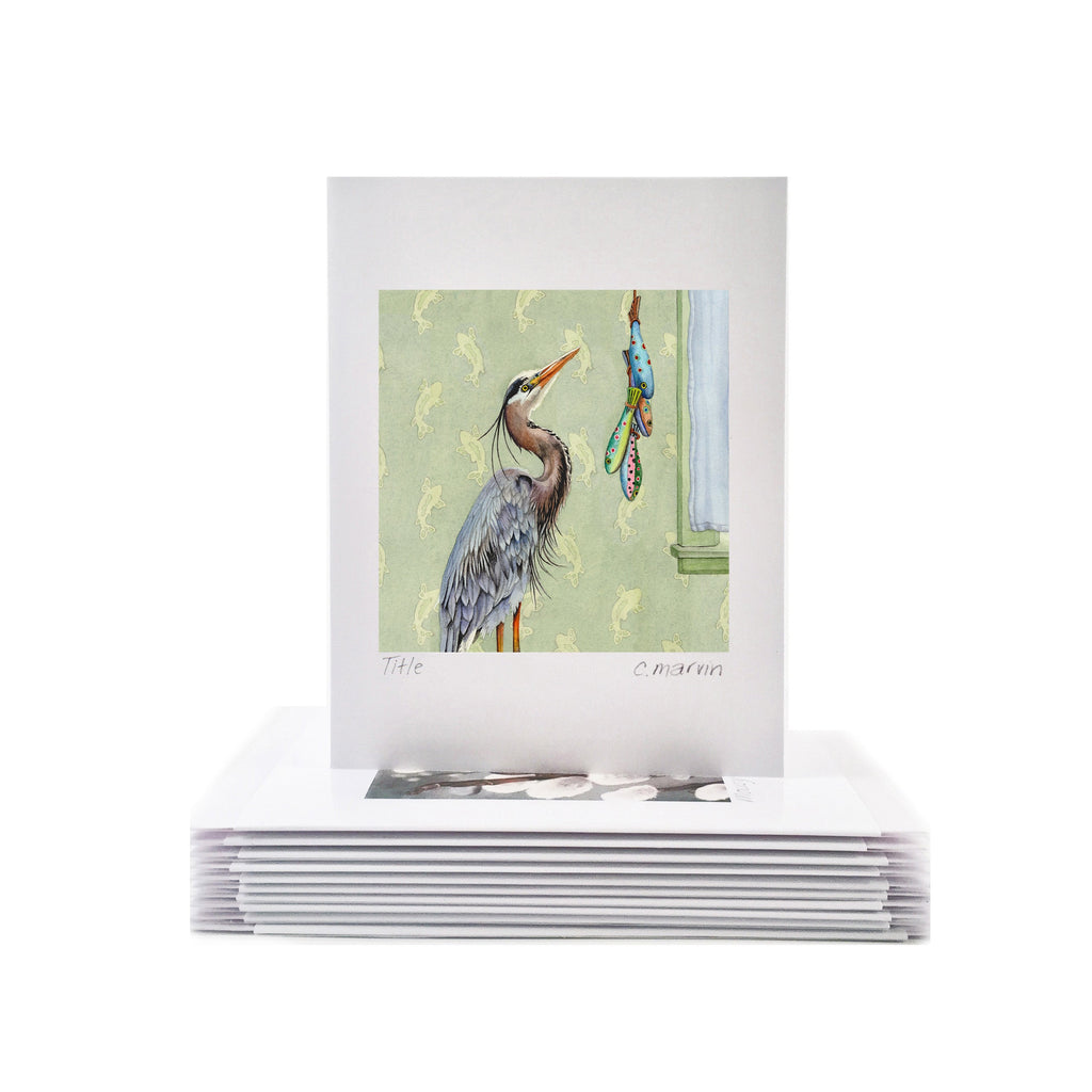 Hunting the Wooden Fish - Wholesale Art Cards