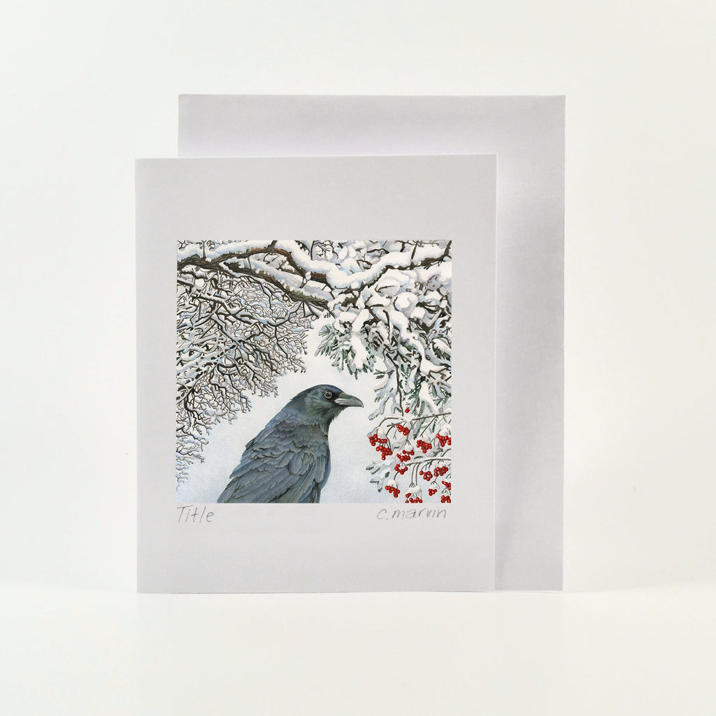 Xmas First Snow - Wholesale Art Cards