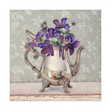 Clematis - Wood Mounted Art Print
