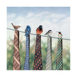Clothespins - Wood Mounted Art Print
