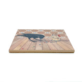 Crow and the Clay Marbles Art Tile