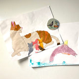 Crow Cools Off - Art Magnet