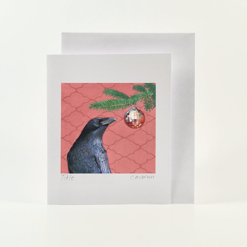 Xmas Crow's First Christmas - Wholesale Art Cards
