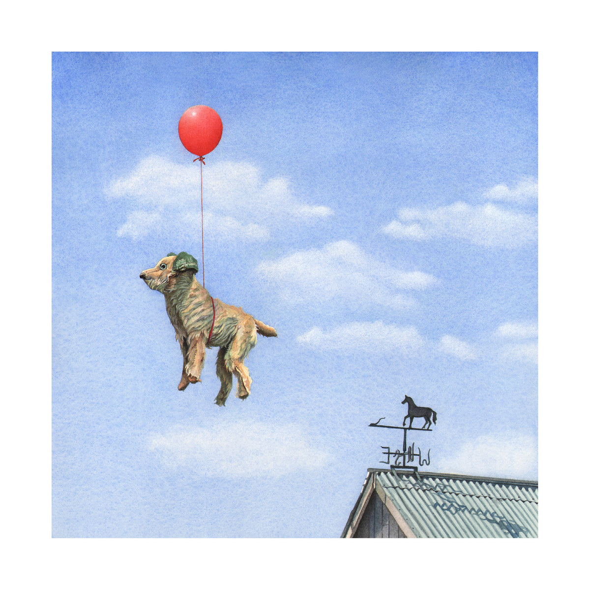 Dudley Sails Away - Wood Mounted Art Print