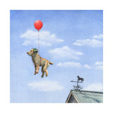 Dudley Sails Away - Wood Mounted Art Print