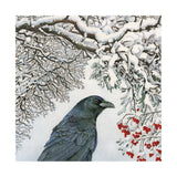 First Snow - Wood Mounted Art Print