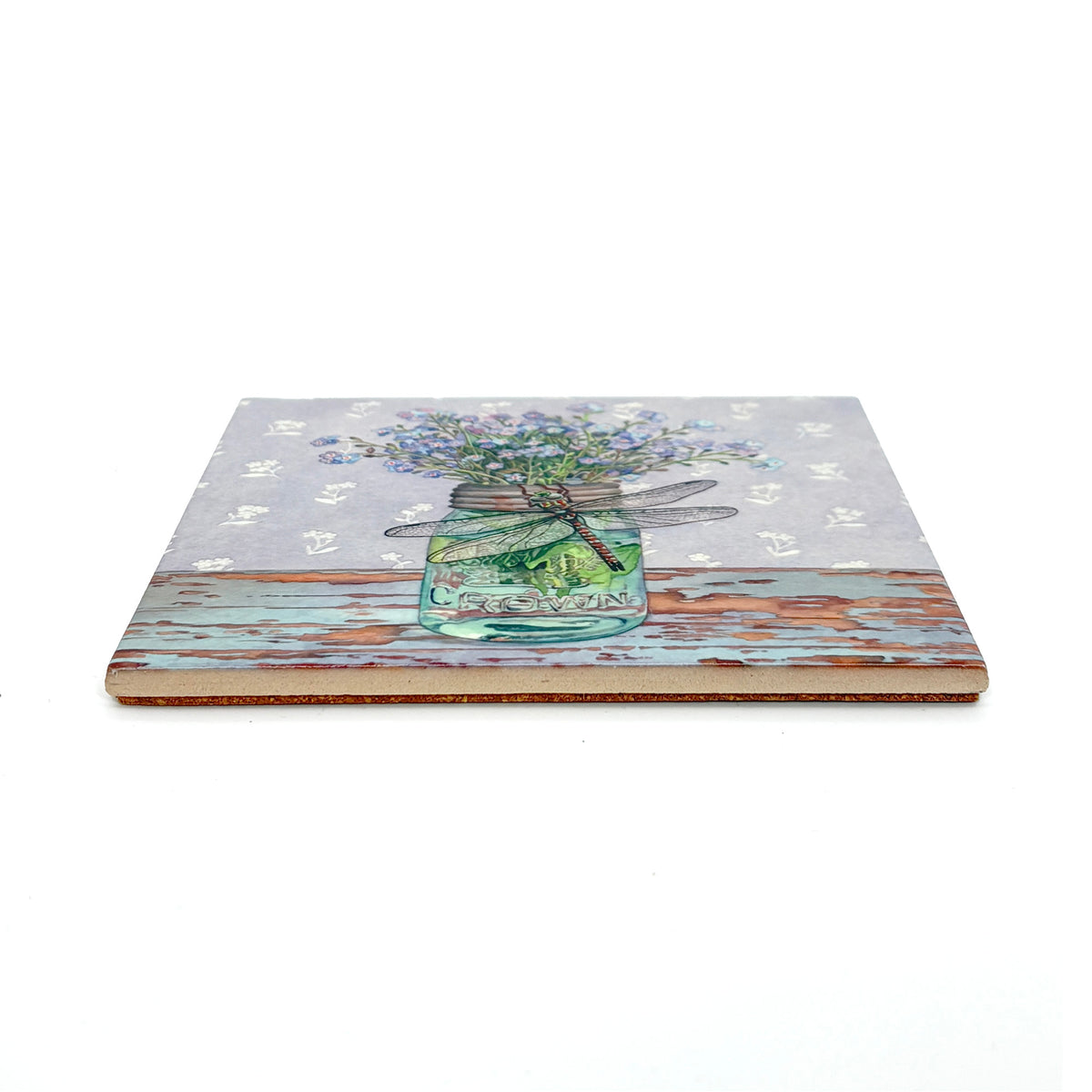 Forget-Me-Not Art Tile