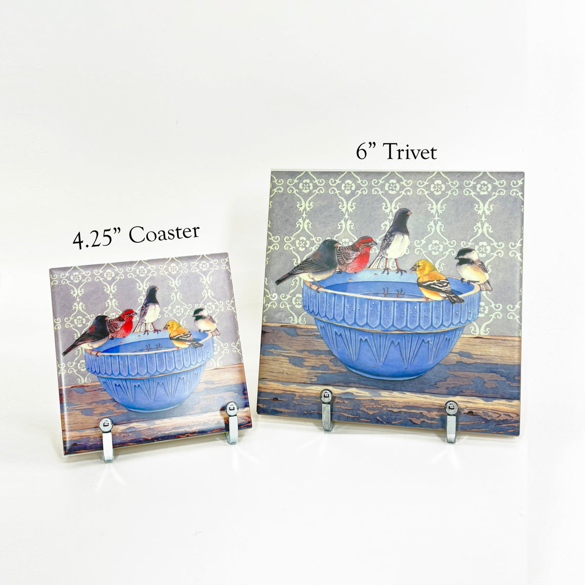 Gathering at the Blue Bowl Art Tile