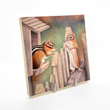 Gossip - Wood Mounted Art Print