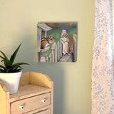 Gossip - Wood Mounted Art Print