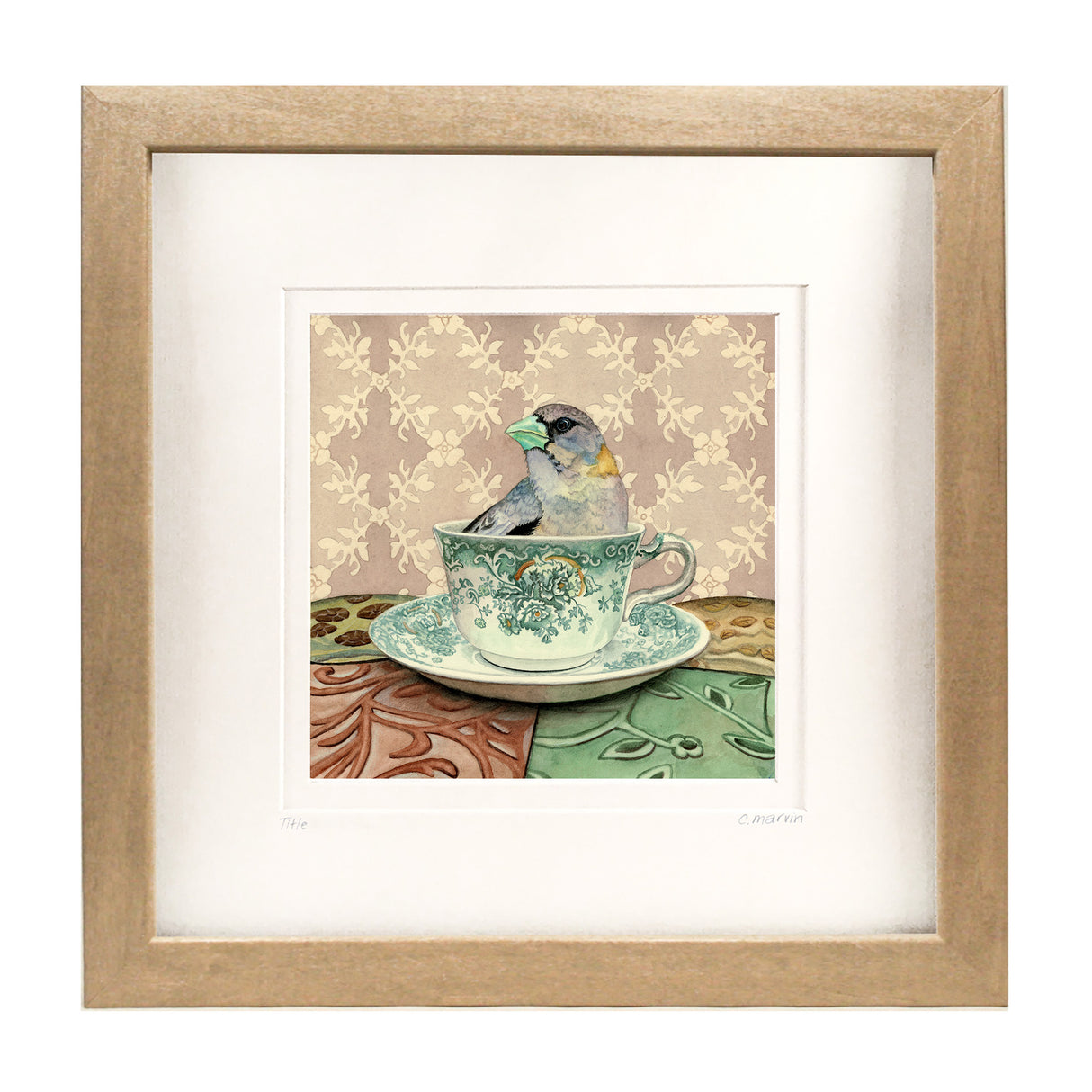 Grosbeak in a Cup