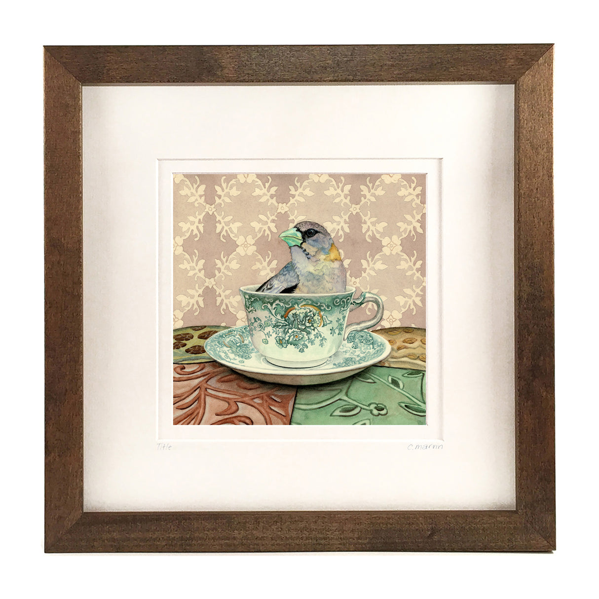 Grosbeak in a Cup
