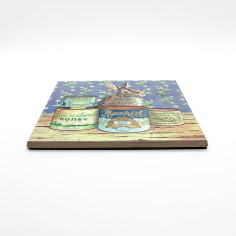 Honey Bunny Art Tile