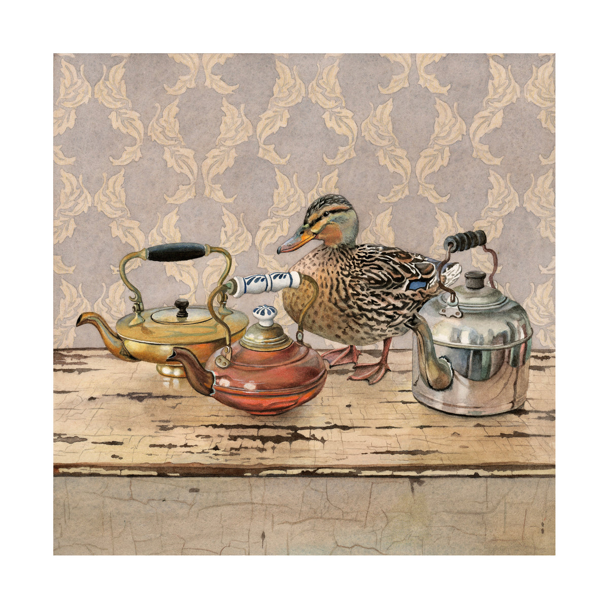 I'm a Little Teapot - Wood Mounted Art Print
