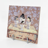In Their Cups Art Tile