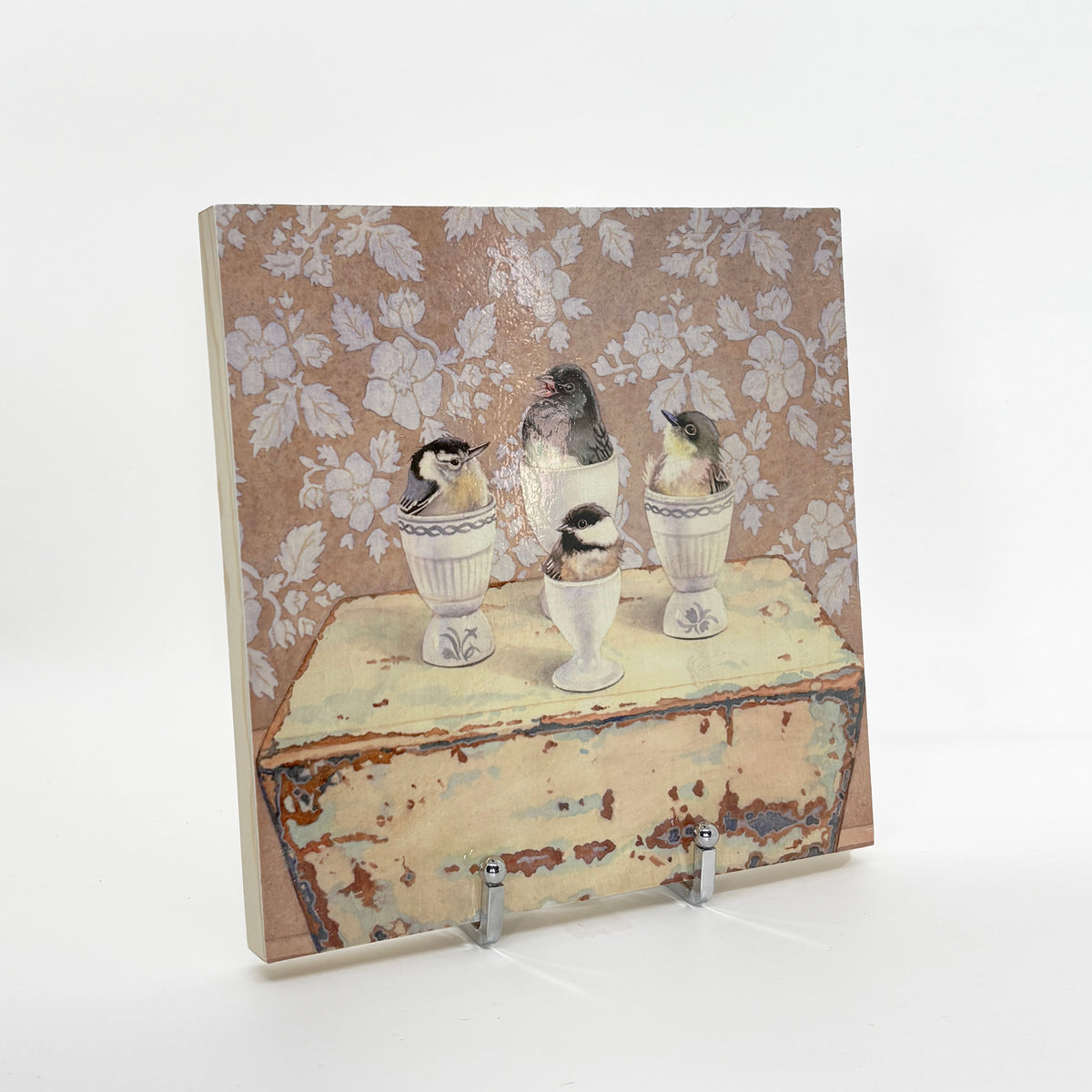 In Their Cups - Wood Mounted Art Print