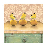 Lemon Line - Wood Mounted Art Print