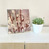 Mousy Willow - Wood Mounted Art Print