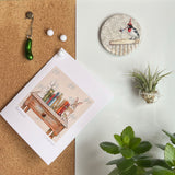My Bird Likes to Party - Art Magnet