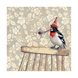 My Bird Likes to Party - Wood Mounted Art Print