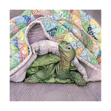The Napping Turtle - Wood Mounted Art Print