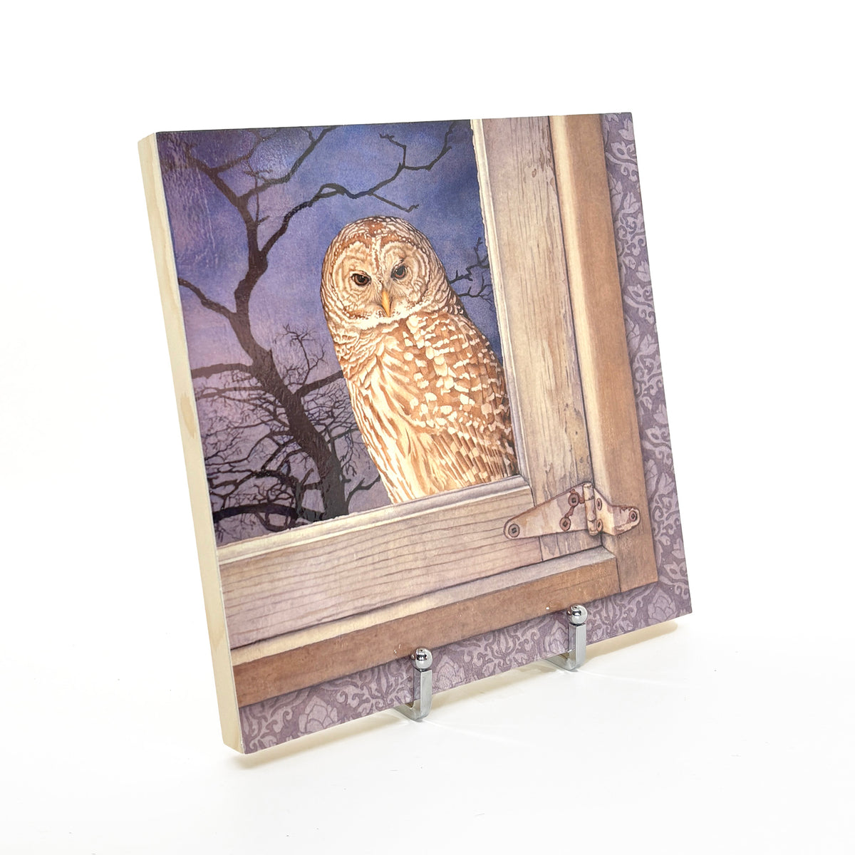 The Observer - Wood Mounted Art Print