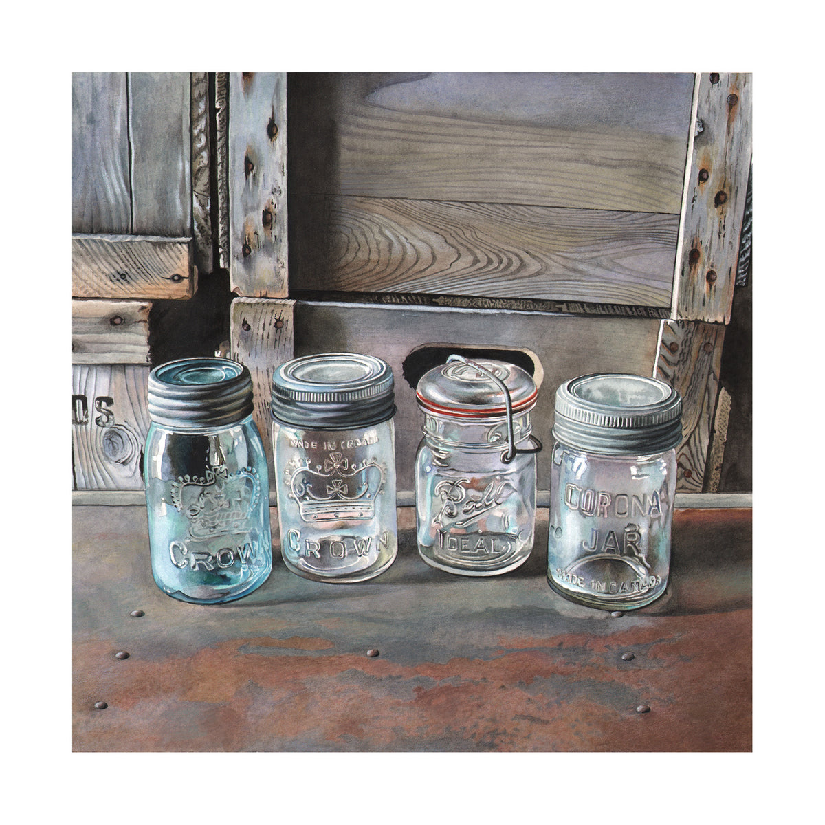 Preserved Light - Wood Mounted Art Print