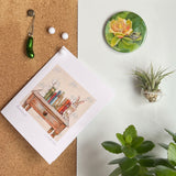 Shade of the Tulip Tree - Art Magnet
