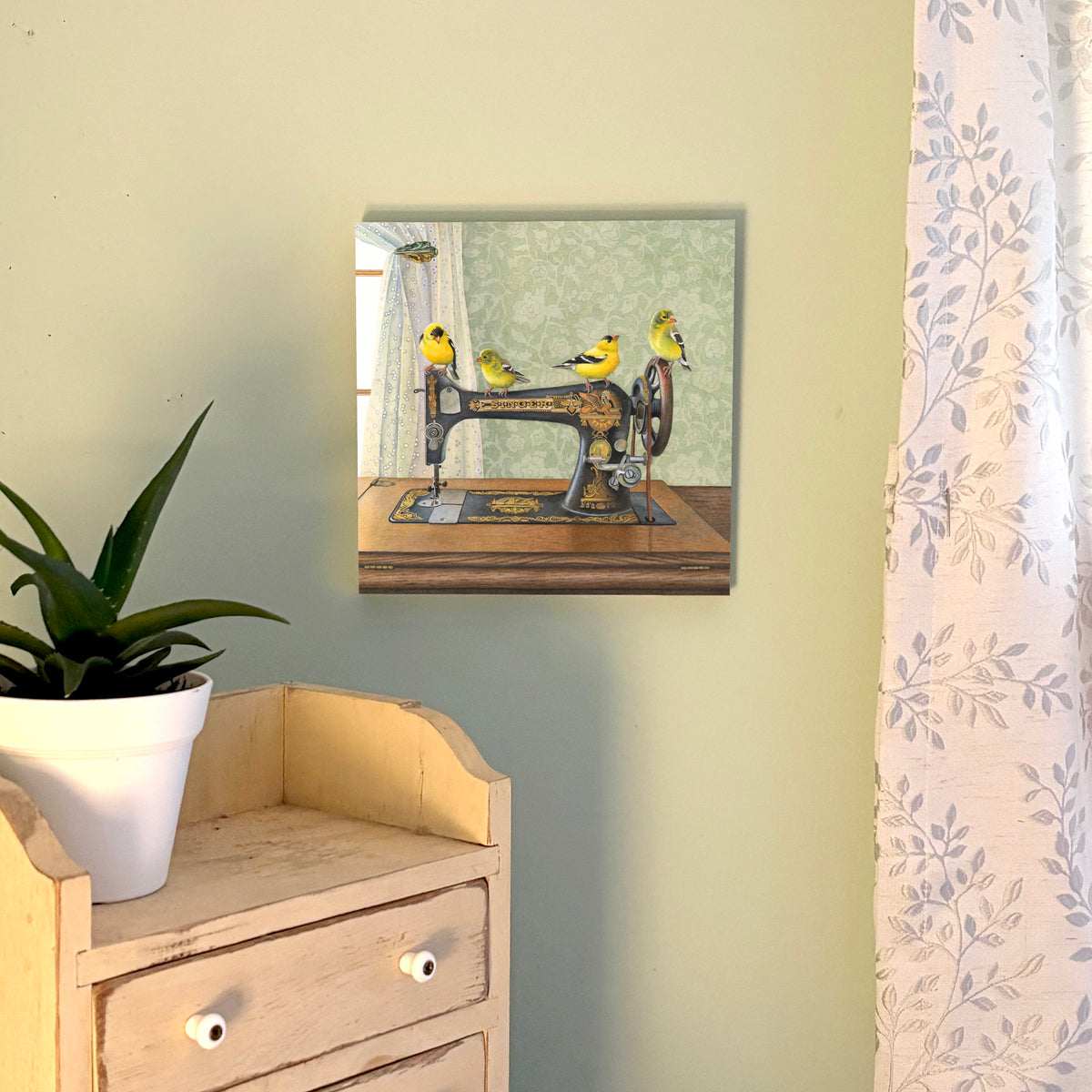 Singers - Wood Mounted Art Print