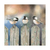 Sitting on the Fence - Wood Mounted Art Print
