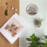 A Slow Commute - Art Magnet