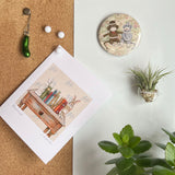 Sock Monkeys - Art Magnet