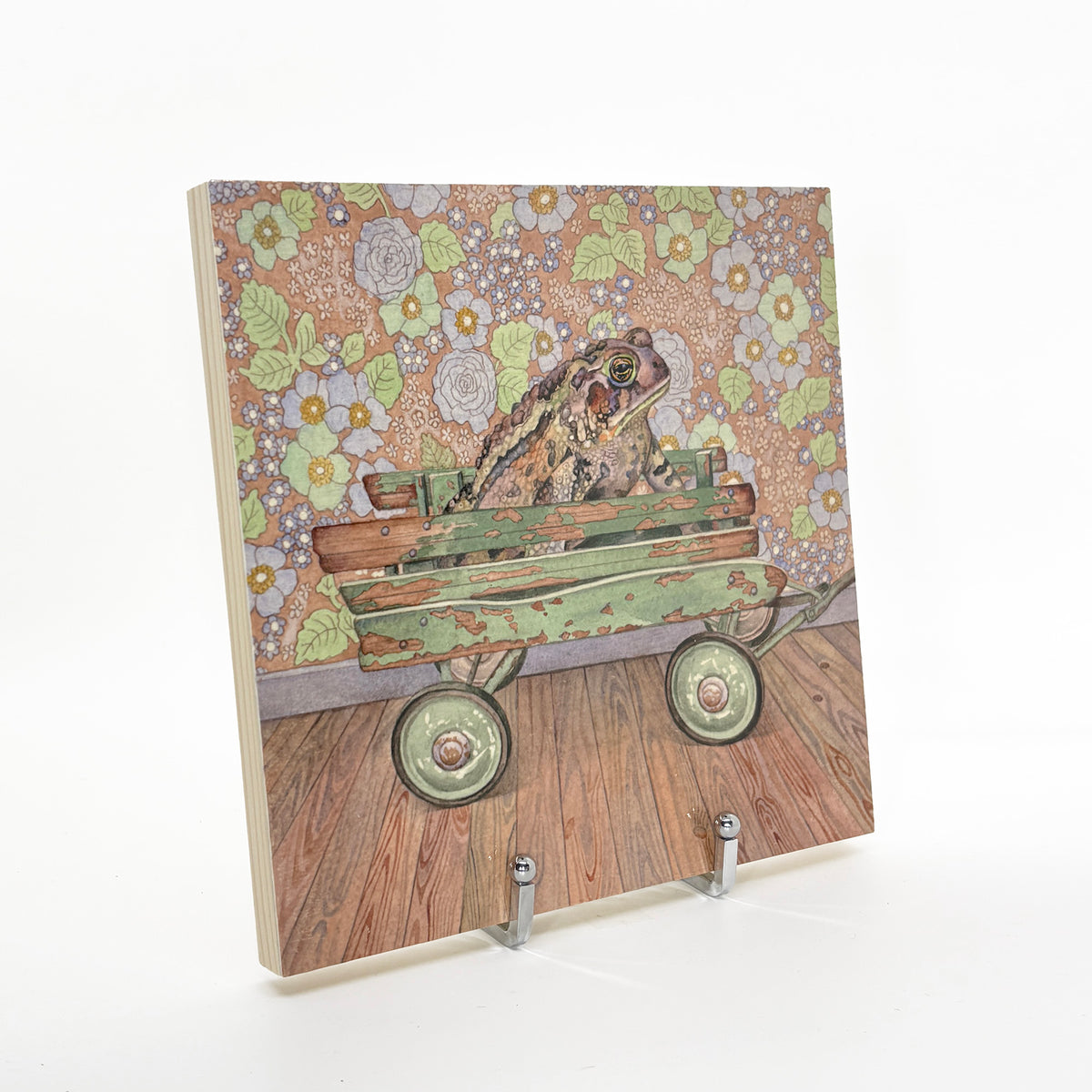Towed - Wood Mounted Art Print