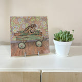 Towed - Wood Mounted Art Print