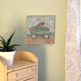 Towed - Wood Mounted Art Print