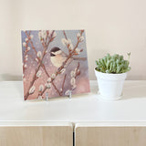 Waiting in the Willows - Wood Mounted Art Print