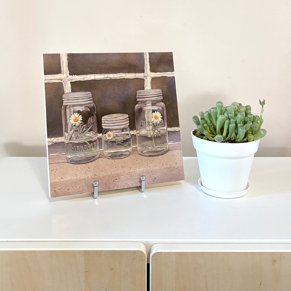We Three - Wood Mounted Art Print