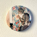 Window Kitties - Art Magnet