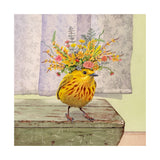 The Wondrous Warbler - Wood Mounted Art Print