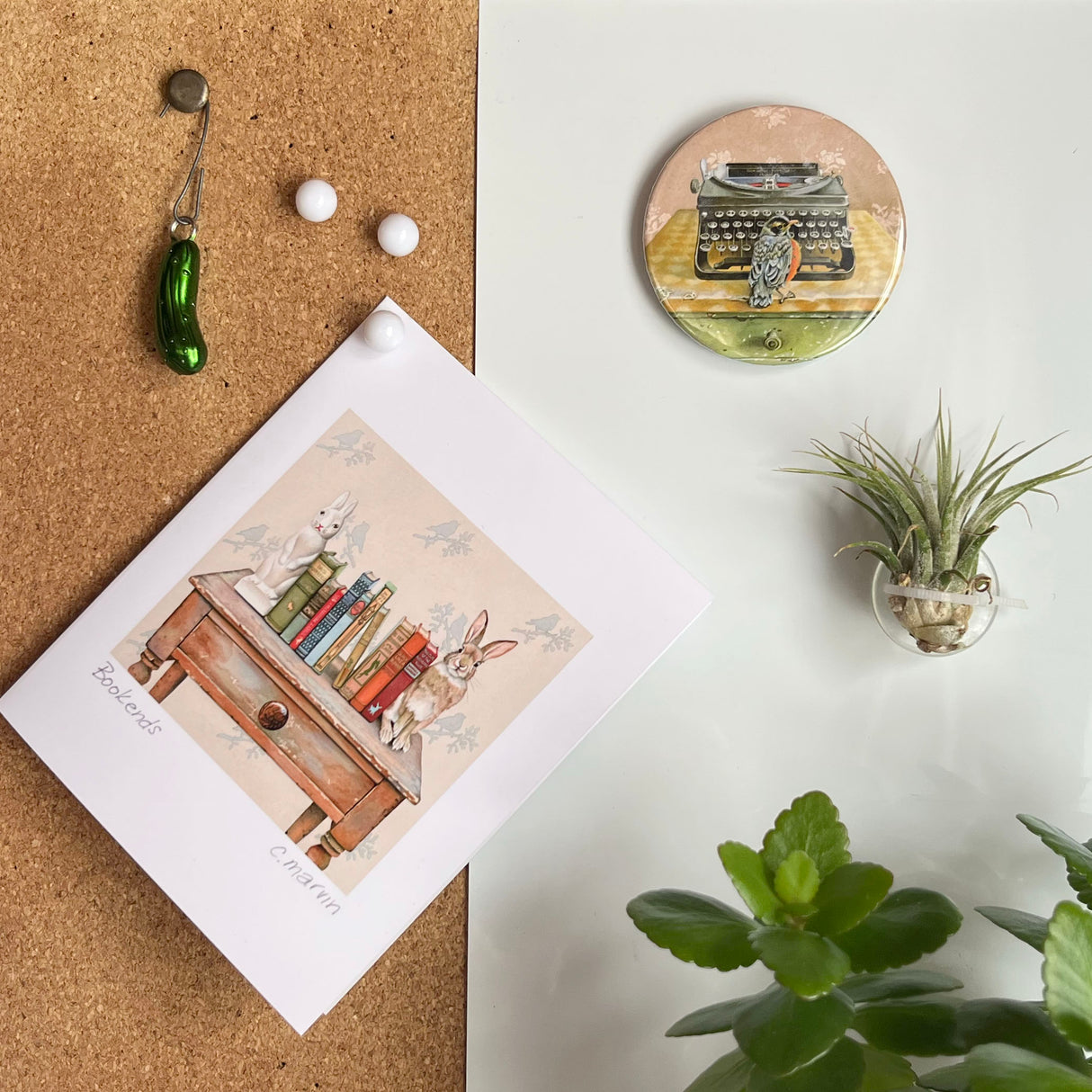 Word Bird - Art Magnet