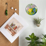 Yellow Meets Blue - Art Magnet