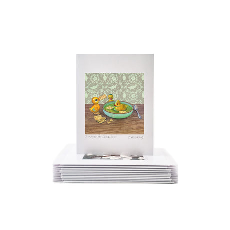 Hare Meets Pear - Wholesale Art Cards