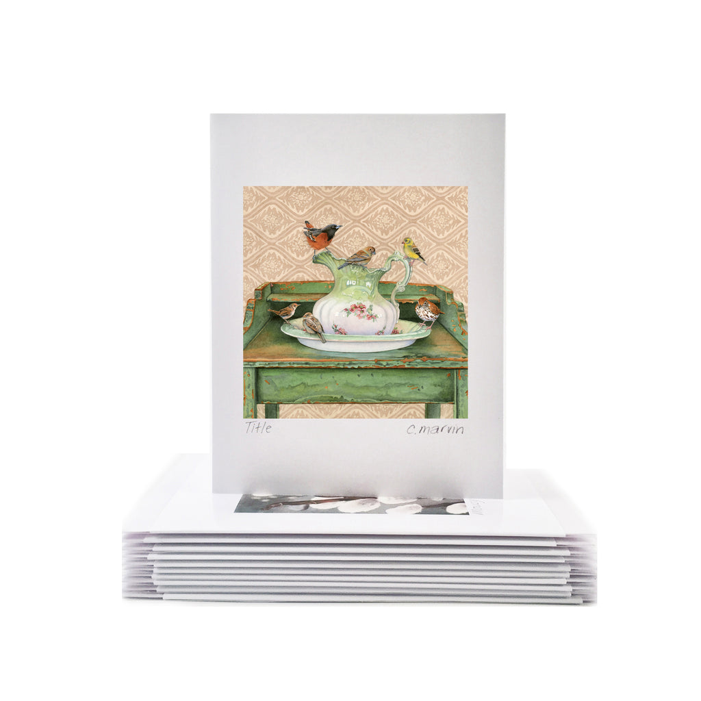 At the Washstand - Wholesale Art Cards