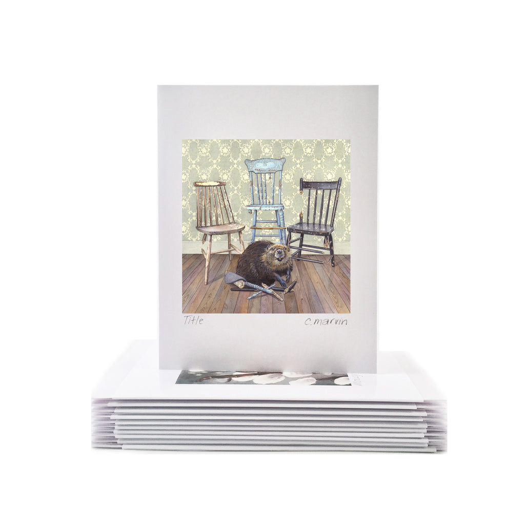 Beavers Will be Beavers - Wholesale Art Cards